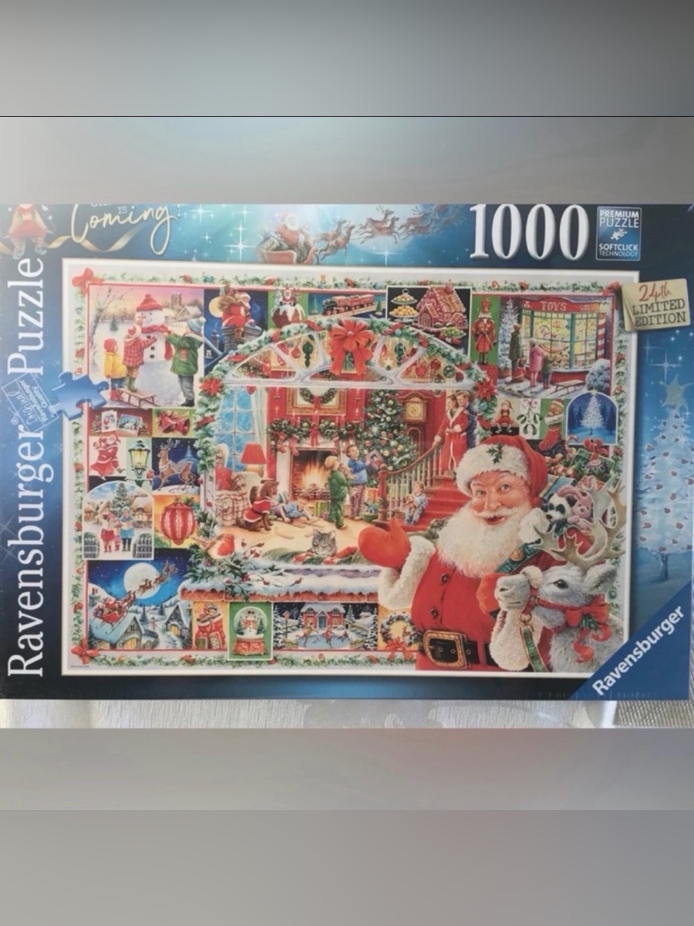 Ravensburger Christmas is Coming! 1000 Piece Jigsaw Puzzle NEW 24th Ltd Edition